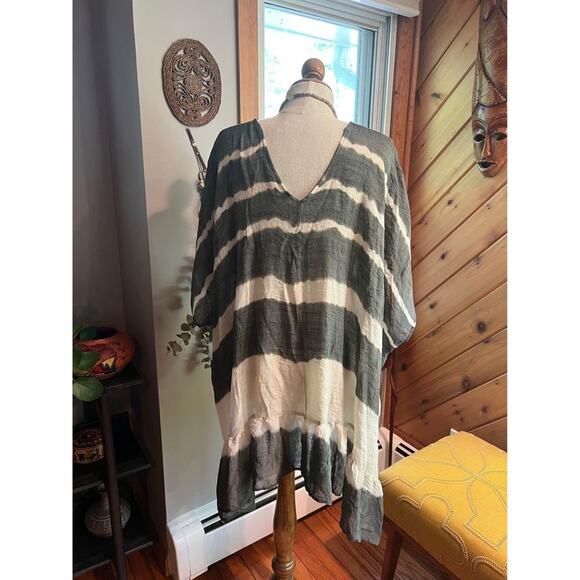 Summer Tie Dye Flowy Kimono - Picture 4 of 6